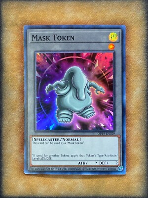 Yugioh Mask Token OP19-EN029 Super Rare NM | eBay Yugioh Mask Token OP19-EN029 Super Rare NM | eBay