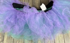 Way To Celebrate Womens Halloween Pastel Blue Purple Tutu Large XL