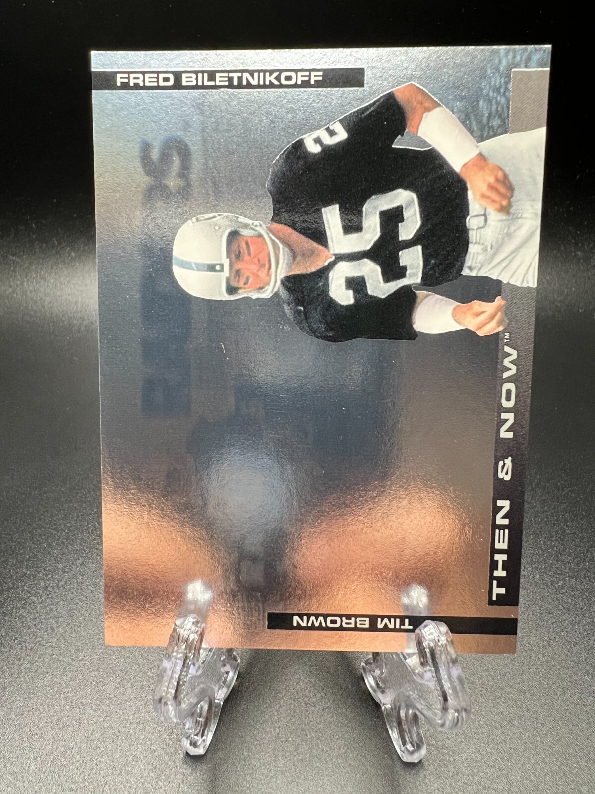 1994 Upper Deck Then & Now Tim Brown Fred Biletnikoff #2 Raiders