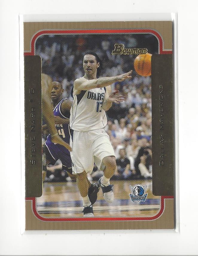 2003-04 Bowman Gold #66 Steve Nash Mavericks