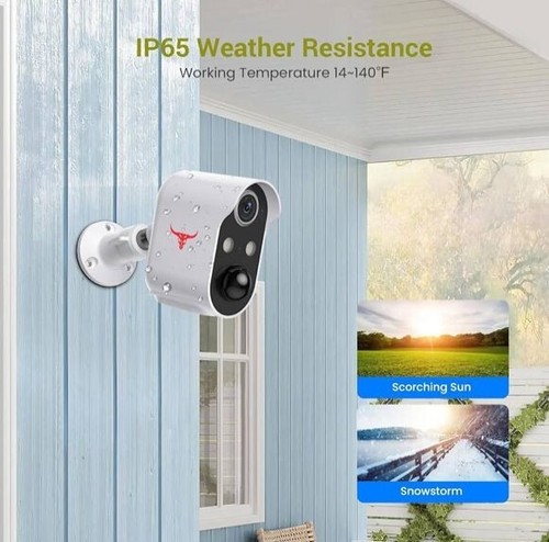1080p Wi-Fi Security Camera, Indoor/Outdoor Surveillance Bullet Camera - Picture 11 of 13