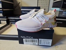 Nautica girls size 13 BENTON Pink Rainbow White ATHLETIC SHOE SNEAKER 00p