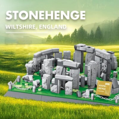 Stonehenge Of Wiltshire England Building Blocks 753PCS