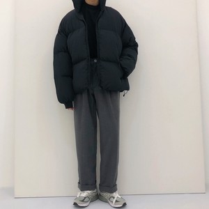 korean black puffer jacket