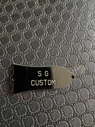 Original Gibson SG Custom Truss Rod Cover 1970‘s