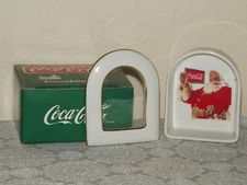 1991 Willitts Coca-Cola Santa Porcelain Trinket Box #36075 Christmas Vintage MIB