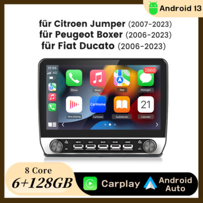 128G Carplay Android Autoradio GPS Für Fiat Ducato Citroen Jumper Peugeot Boxer