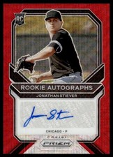 2021 Panini Prizm Rookie Autographs Jonathan Stiever RC Auto 36/75 Chicago White