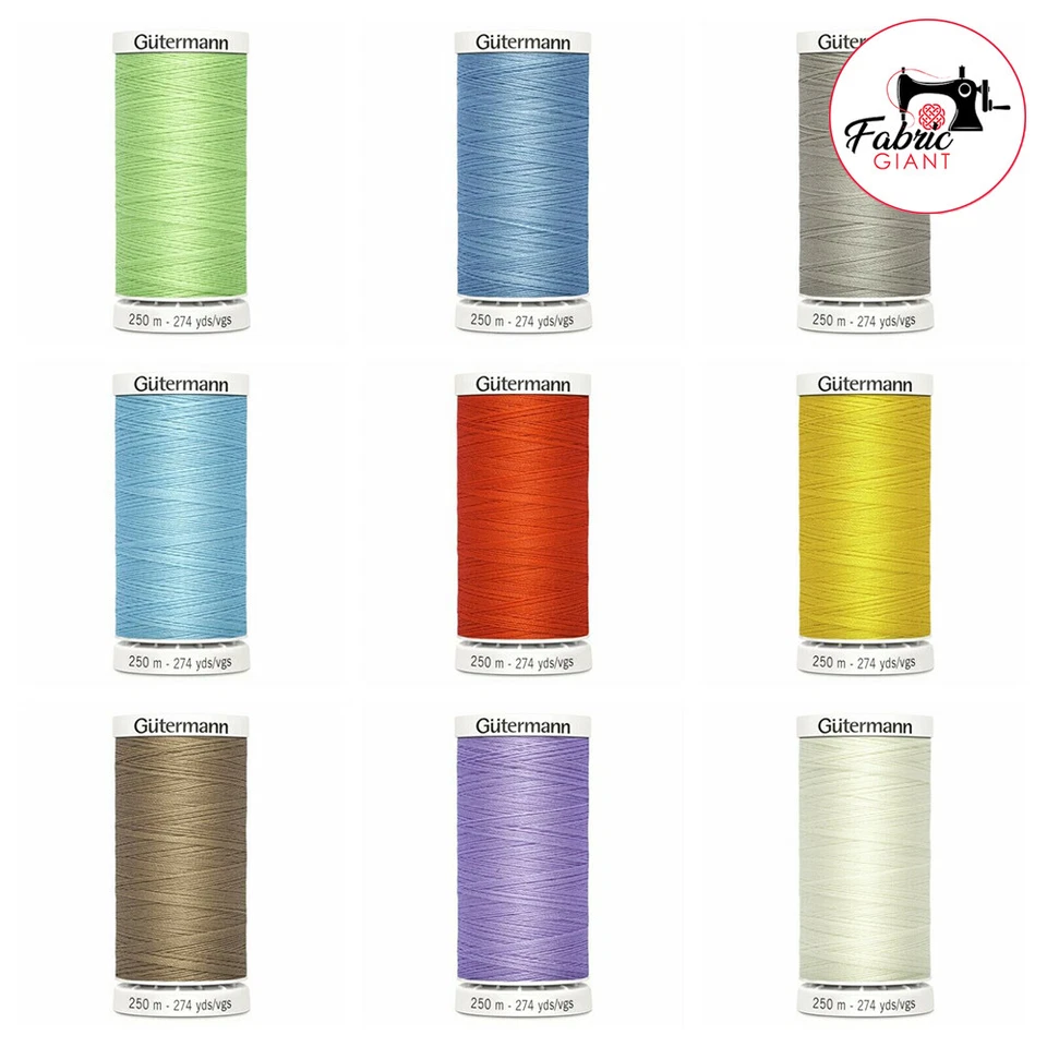 250m gutermann sew-all 100% polyester thread 250m machine or hand sew