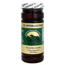 Soy Hyper Lecithin, 200 softgels/ bottle Ginkgo Biloba, Vitamin E, Grape bark,