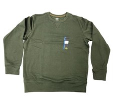 Athletic Works Boys Fleece Lined Green Crew Sweatshirt - Youth Size XXL 18 New
