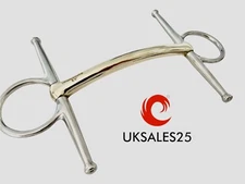 Full Cheek 14MM Mullen Mouth Snaffle Bit GS & SS(UKSALES25®) *SAME DAY DISPATCH*