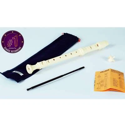 Aulos Descant Recorder 303B Elite - School Recorder - Ivory