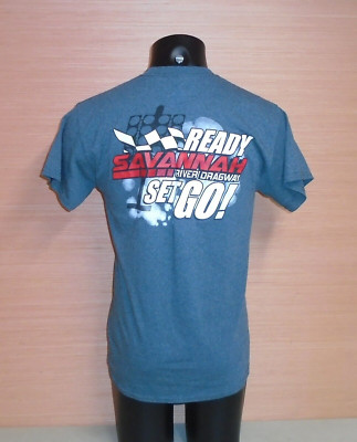 Savannah River Dragway Ready Set Go Gray Short Sleeve T-Shirt Adult Size Medium