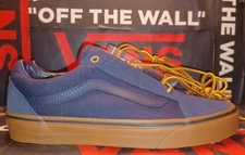 VANS Old Skool Men’s 7/Women's 8.5 Gum Sole Blue Sky Captain/Boo - VN0A38G1UNF