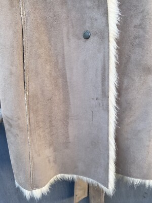 Armani jeans Vintage fur coat jacket size 42 | eBay