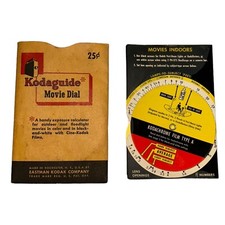 Vintage Kodak Kodaguide Kodachrome Movie Settings Dial 6-53-CH R2 Color B W