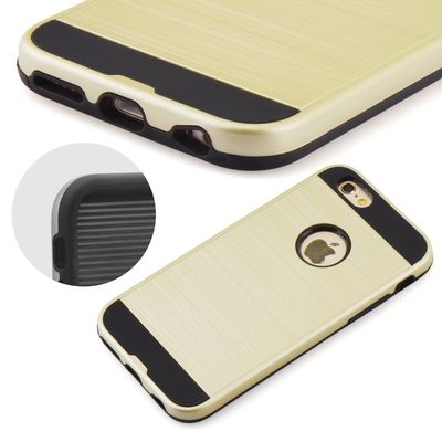 MOTO Hülle Etui Cover TPU Back Schutzhülle FÜR Samsung Galaxy S8 Plus GOLD