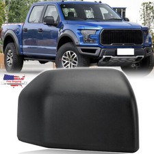 Passenger Side Mirror Cover Cap For Ford F-150 Truck 2015-2020 Textured Black
