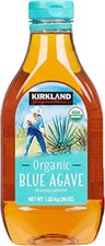 Kirkland Signature Organic Blue Agave Uniwersalny słodzik, butelka 36 uncji