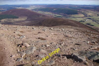 Photo 12x8 Looking East from Ben Rinnes Benrinnes Wood Looking along track c2012