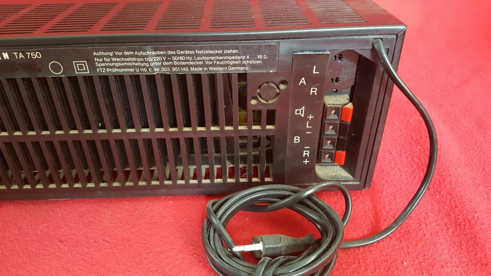 Telefunken TA 750 Verstärker Hi-Fi Klassiker - Bild 4 von 4