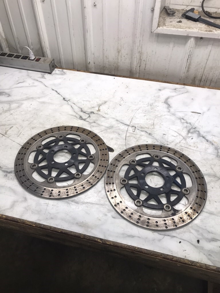 96 Kawasaki ZX9 ZX 9 900 ZX900 Ninja Front Brake Rotors | eBay