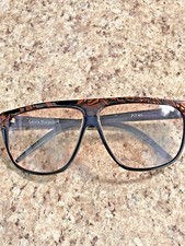 Laura Biagiotti, Italy P/7-62L Eyewear glasses Black/brown/copper frame
