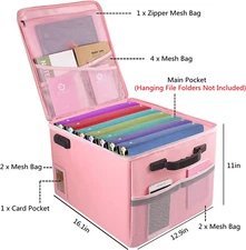 Caja De Seguridad Para Documento Prueba Fuego Con Almacenamiento Carpeta Candado