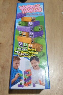 Wackelwürmer Turm Balancierspiel Kinder Familienspaß wie Jenga