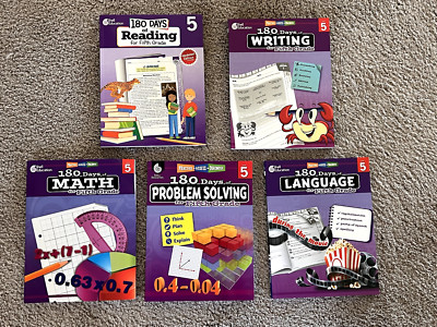 180 days of Reading, Writing, Math, Problem Solving, Language 5th grade