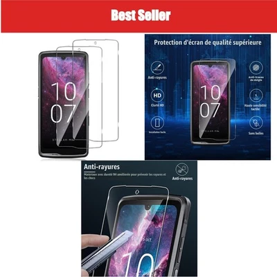 Verre trempé Holilo Crosscall Stellar M6/M6E 2 pièces 9H - Photo 1/4