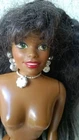 Vintage Sparkle Beach Christie ? Barbie Doll Long Black Hair
