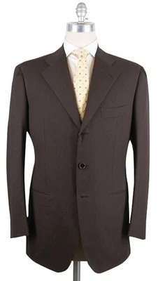 Cesare Attolini Brown Suit 44/54 - Image 1 of 4