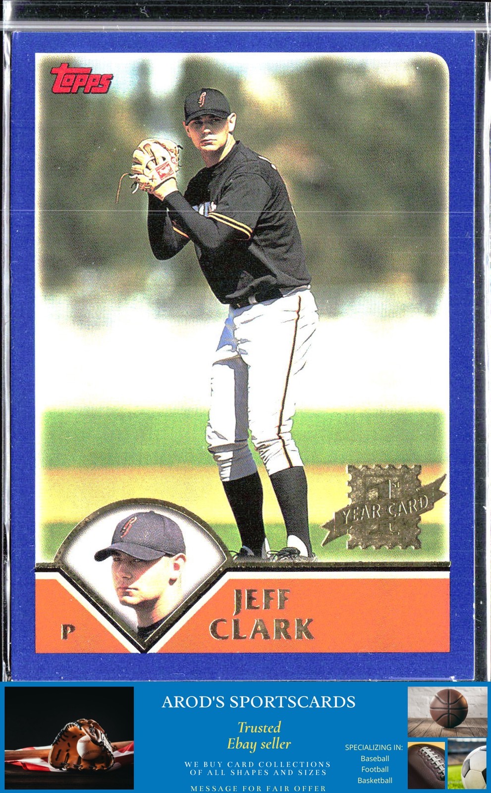 2003 Topps *Jeff Clark **Card #315**