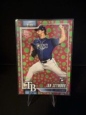 2026 Topps Series 1 Ian Seymour RC #165 Holiday Polka Dots Green/Pink