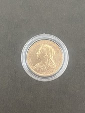 22ct Gold Full Sovereign 1895 Queen Victoria