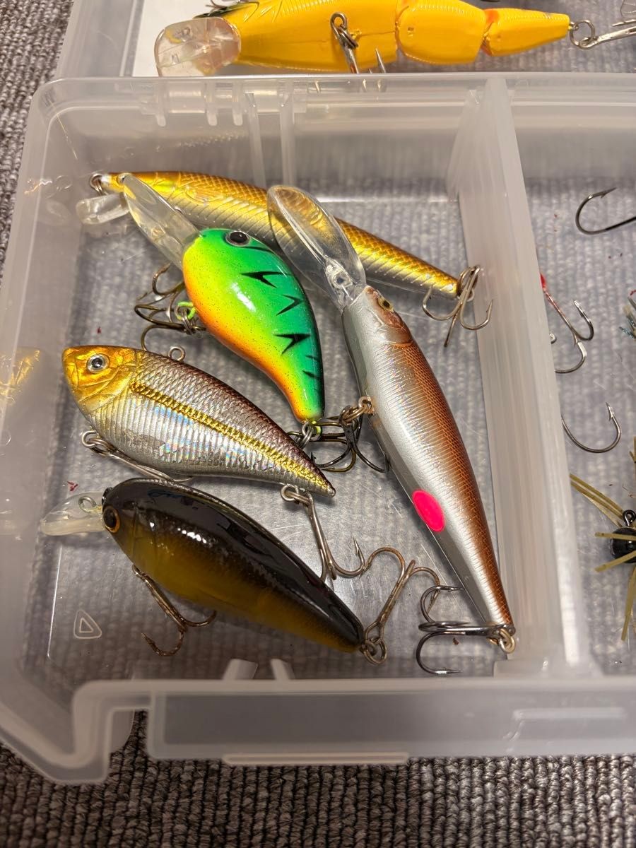 Fishing tackle lures worms spoons set of many - Image 2