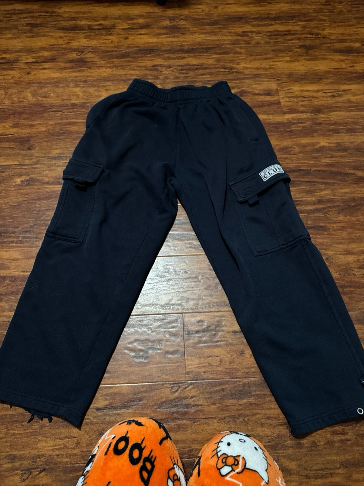 Pro Club Men's Heavyweight Fleece Cargo Sweat Pants Small