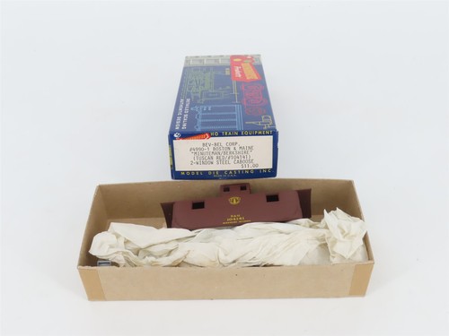 Kit Bev-Bel Roundhouse escala HO #4990-1 B&M Boston & Maine Steel Caboose #104141 | Zustand: Used