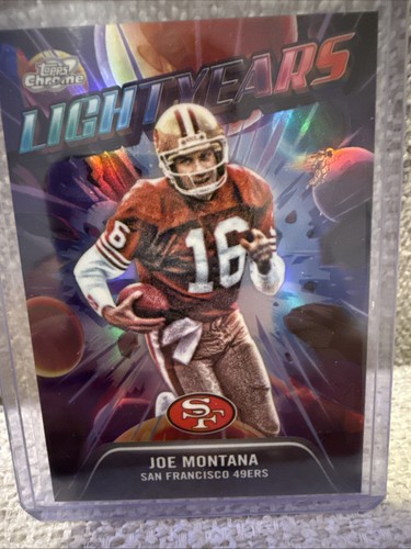 2025 Topps Cosmic Chrome Joe Montana Light Years SSP LY-4 San Francisco 49ers