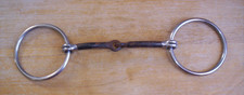 Used Stainless Loose Ring Snaffle 5 1/2" Sweet Iron Mouth