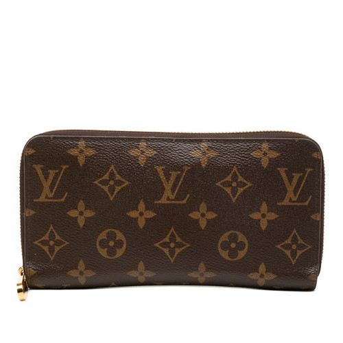 Louis Vuitton Monogram Zippy Wallet Round Zip Long M41895 Brown Fu... GZl1iryy