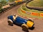VINTAGE DINKY TOYS #23H FERRARI RACER BLUE ORIGINAL VG COND