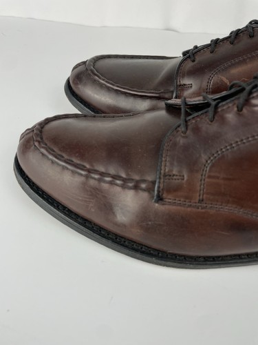 Allen Edmonds Bradley Borgoña Shell Cordobés Puntera Dividida Derby Hombre’s 9.5 D - Imagen 5 de 16