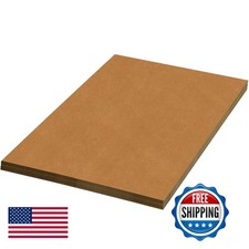 BOX USA Corrugated Cardboard Sheets, 24' x 16', Kraft, Pack Of 50 BSP2416