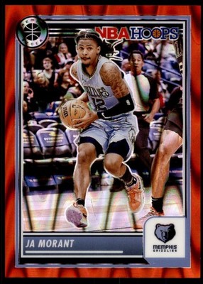 2023 Panini Hoops Premium Stock Ja Morant #102 Red Seismic Prizm /199