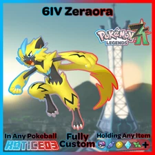 ✨ Zeraora 6IV ✨ Mega Dimension Pokemon Legends ZA In Hand Ready 🚀 Fast 🚀