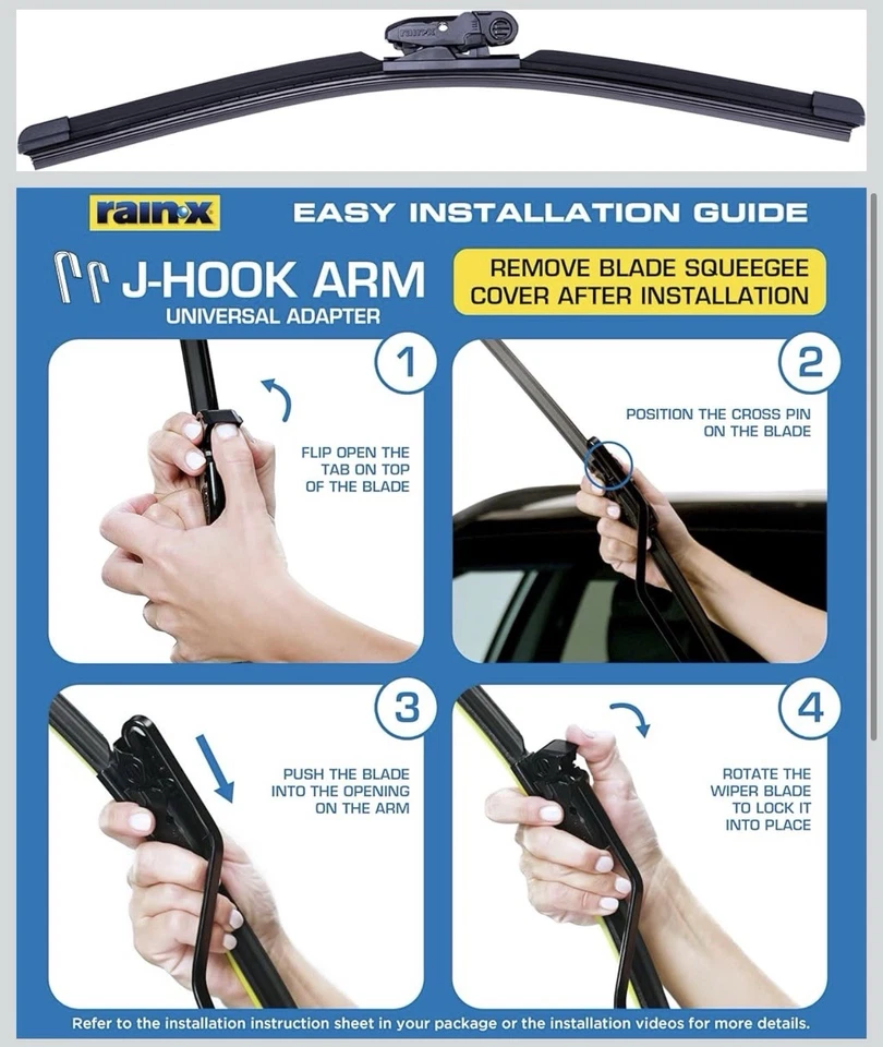 Rain-X Silicone AdvantEdge Wiper Blade 22" Windshield Wiper Blades - Image 2 of 4