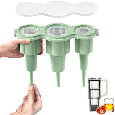 Easiest Release Ice Cube Tray for Stanley Cup 30-40oz Tumbler/Yeti Cup Ice Mo...